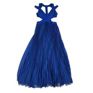 Mignon - Window Back Gown in Royal Blue